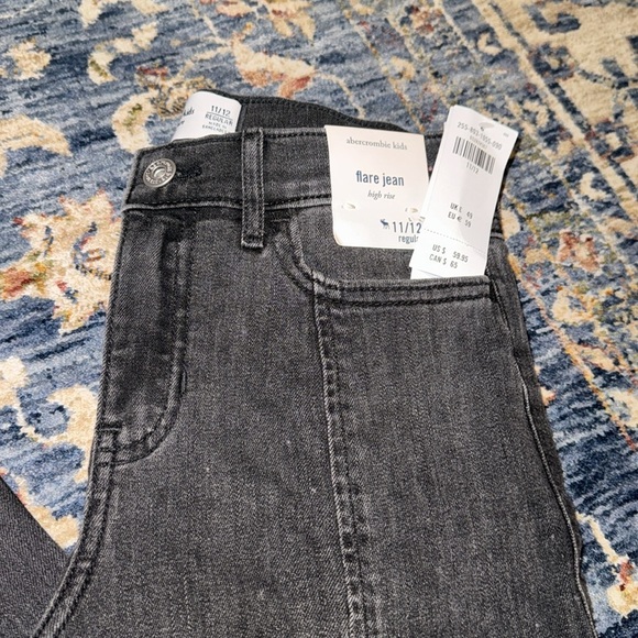 Abercrombie kids Abercrombie & fitch girls/youth/kids girls high rise flare jean - Picture 4 of 13